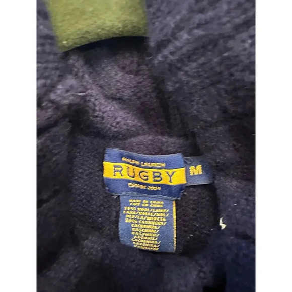 Navy Blue Rugby Ralph Lauren Cashmere wool Dress Medium - Picture 3 of 3